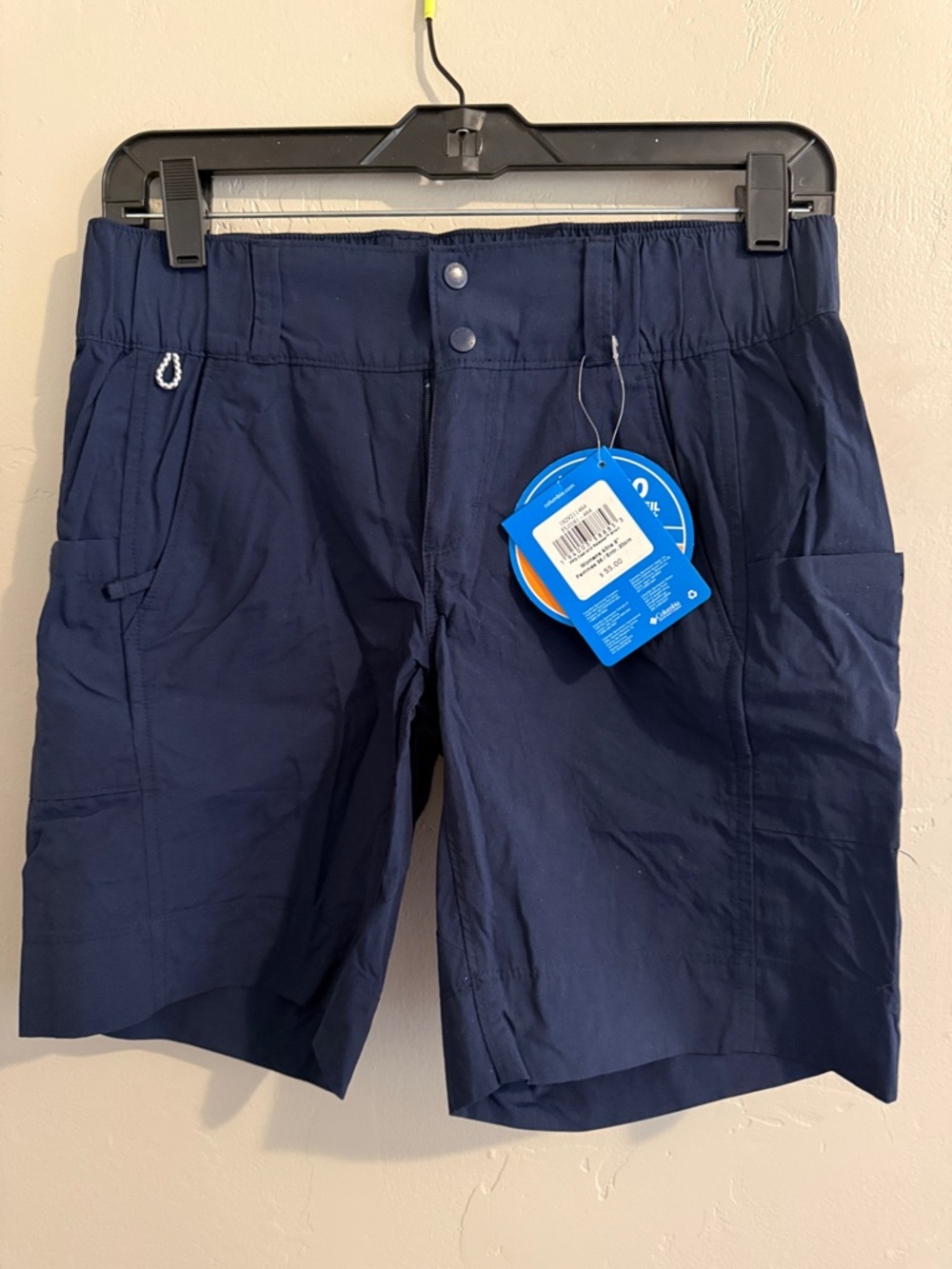 Columbia Navy Blue Performance Outdoor Cargo Shorts